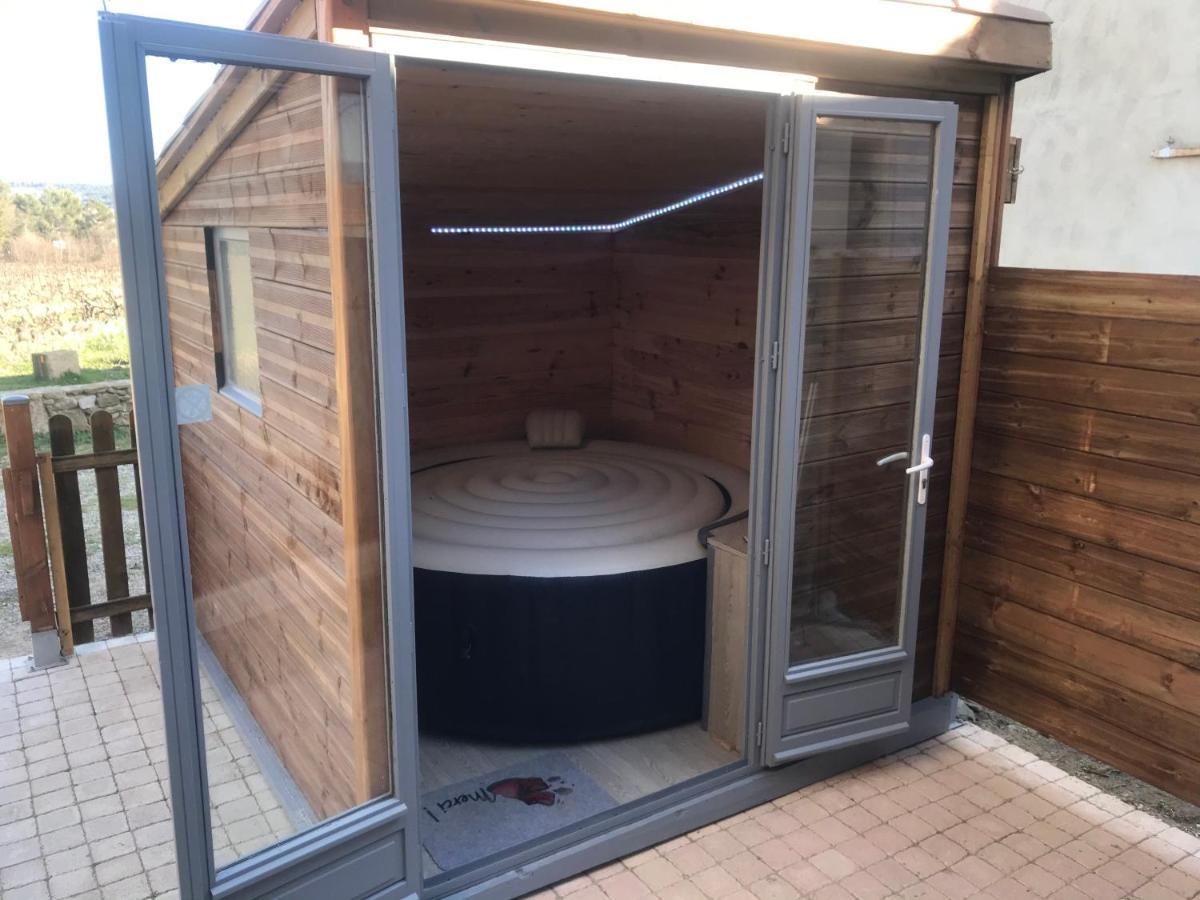 Gite Du Serre De Boudre Climatise, Spa Permanent Buisson Kültér fotó